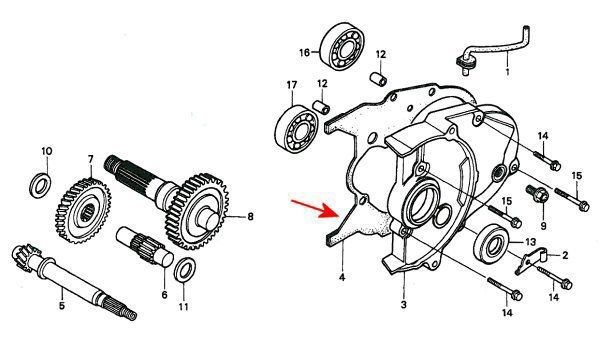 ハイギア化 ベアリング交換 Dio Sr Af28 の備忘録