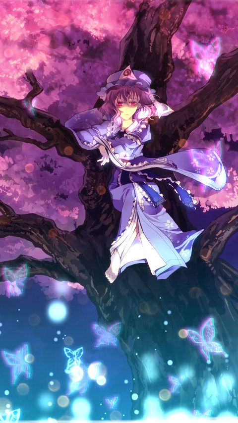 東方project 1画像目 西行寺 幽々子 480 854 6画像 モバ待ち画像