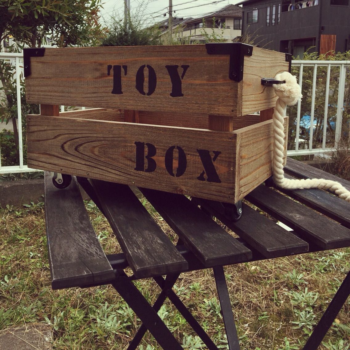 Diy おもちゃ箱 One S Happy Home 子育てママdiyのある暮らし