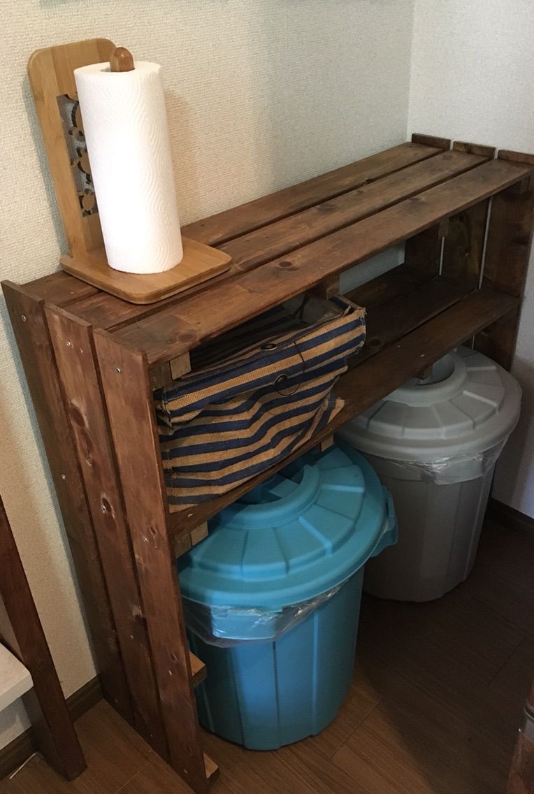 キッチン目隠しにカフェ風インテリア One S Happy Home 子育てママdiyのある暮らし