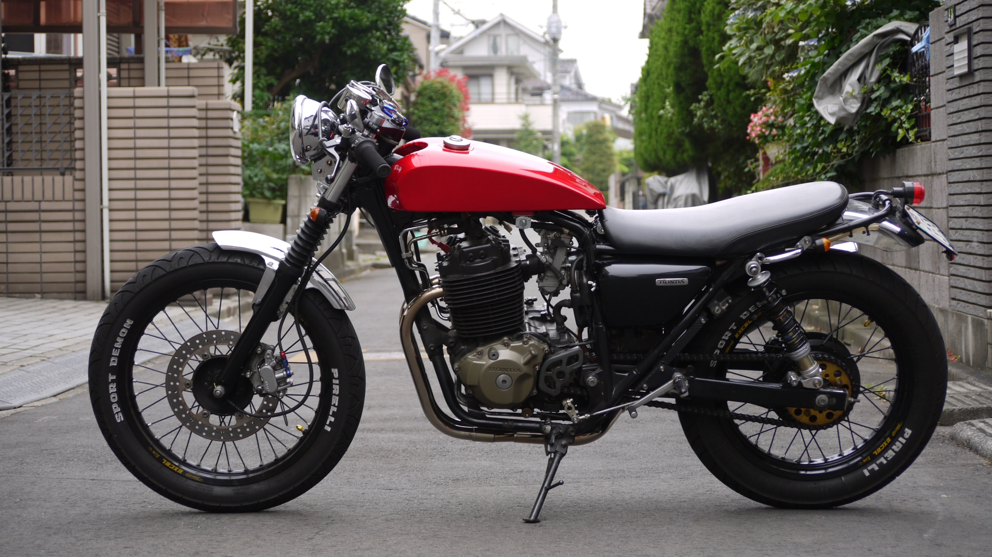 CB400SS WM アルミタンク シート セット CL400