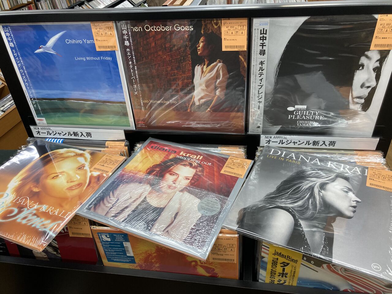 新着レコード情報！JAZZ中古レコード、山中千尋、ダイアナ