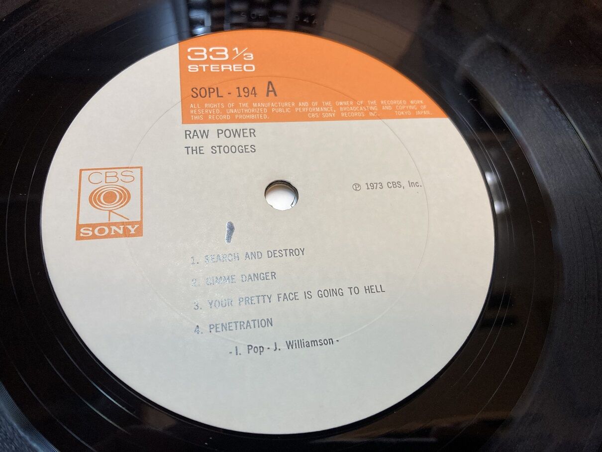 新着レコード/貴重な逸品が入荷しました!! 『イギー&ザ