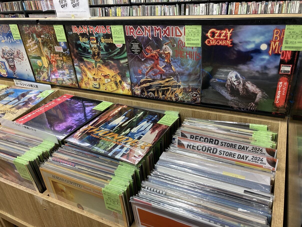 新着中古レコード情報 IRON MAIDENなどHR/HM アナログ入荷!!展示完了