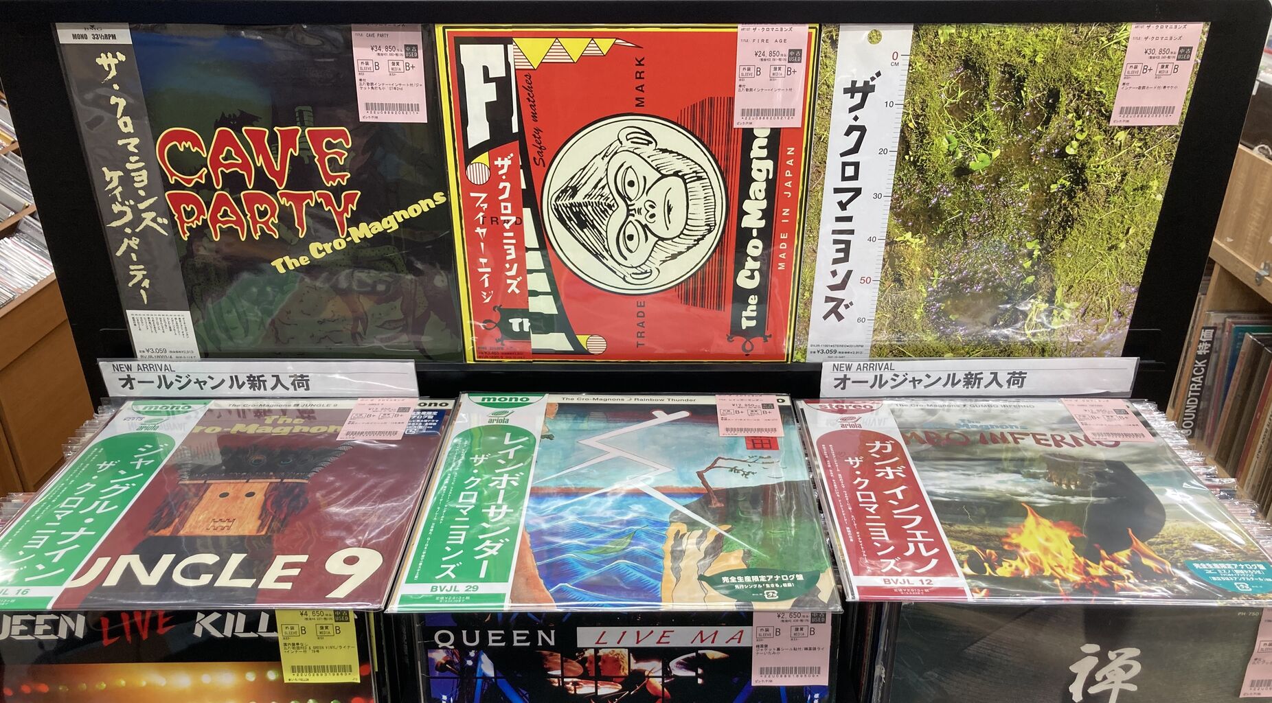 ザ・クロマニヨンズ lp5枚 新着レコード情報！ザ・クロマニヨンズの中古レコードがまとまって入荷