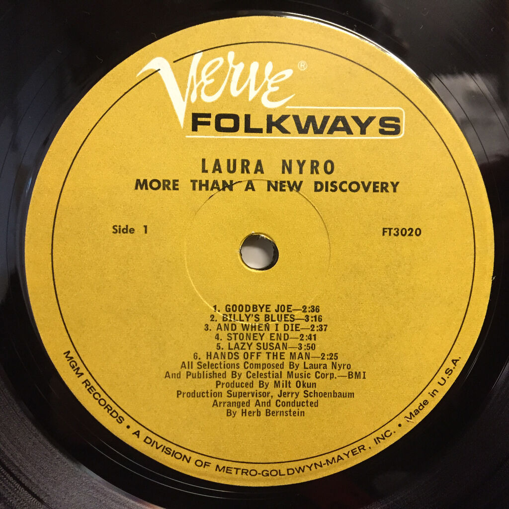 SOLD OUT⇒新着レコード情報 LAURA NYRO / MORE THAN A NEW