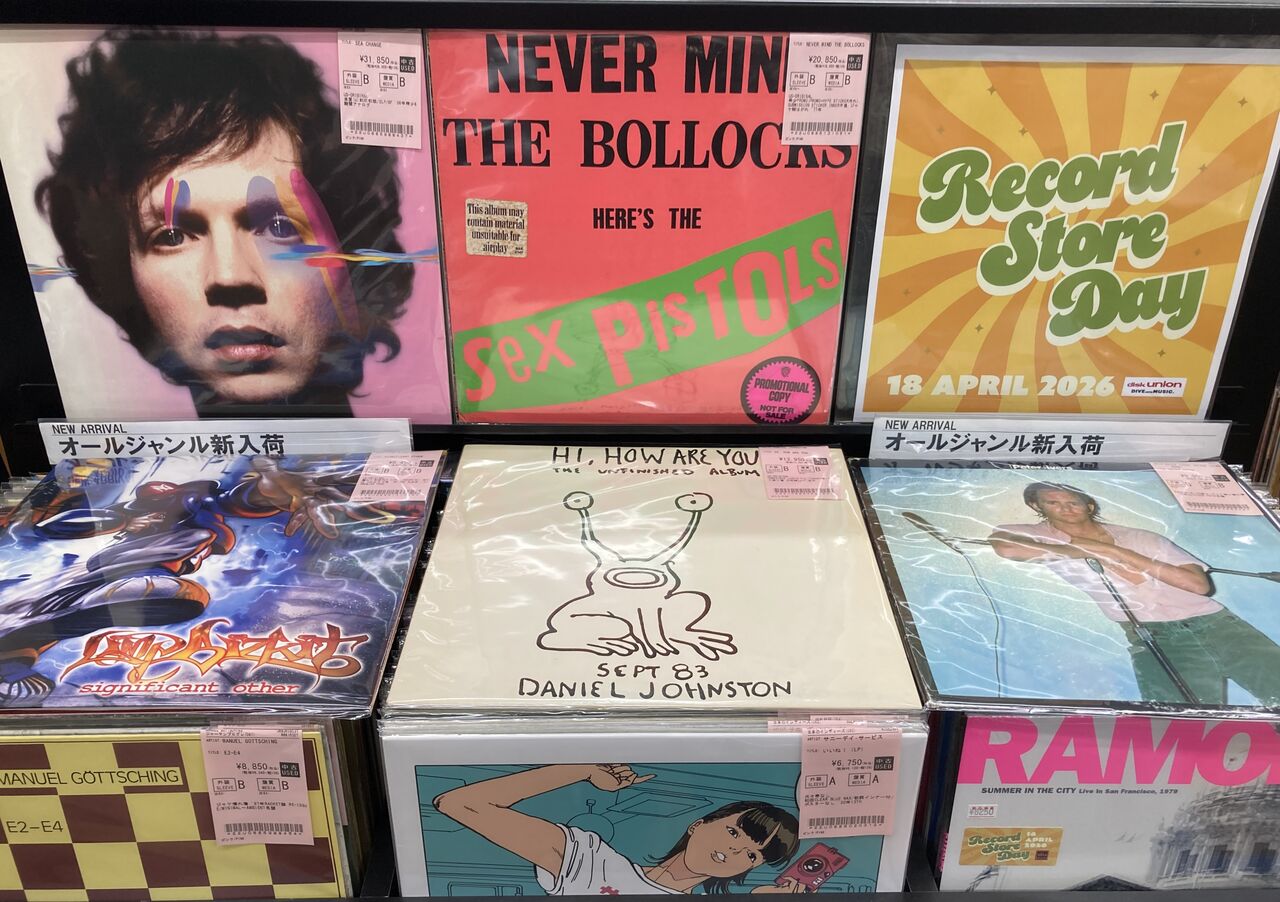 新着レコード情報！ロック、J-POP/日本のロックなど、稀少盤込みで入荷