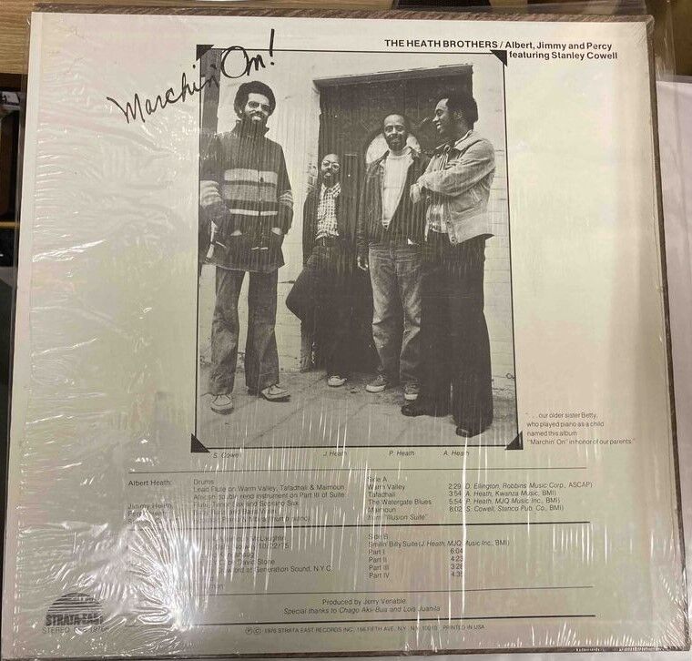 The Heath Brothers - Marchin' On! (LP) – Meditations