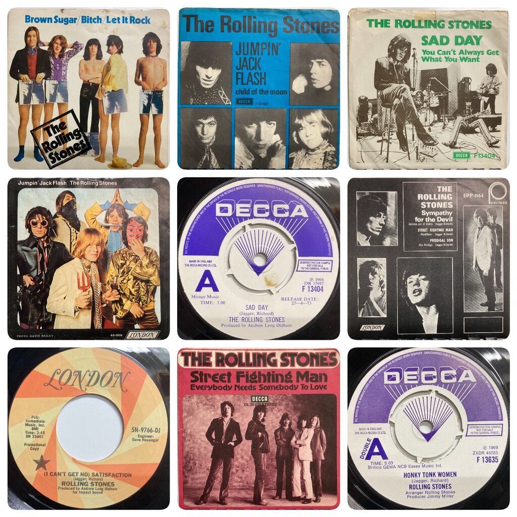 ROLLING STONES 7inch、まとめてドーンと♪ : 千葉でCD・レコードを