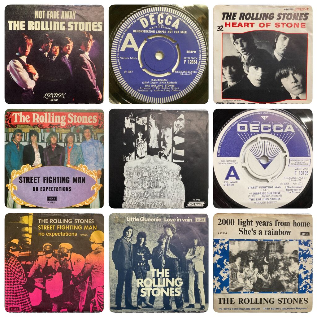 The Rolling Stones まとめ売り　レコード7枚 The Rolling Stones 7
