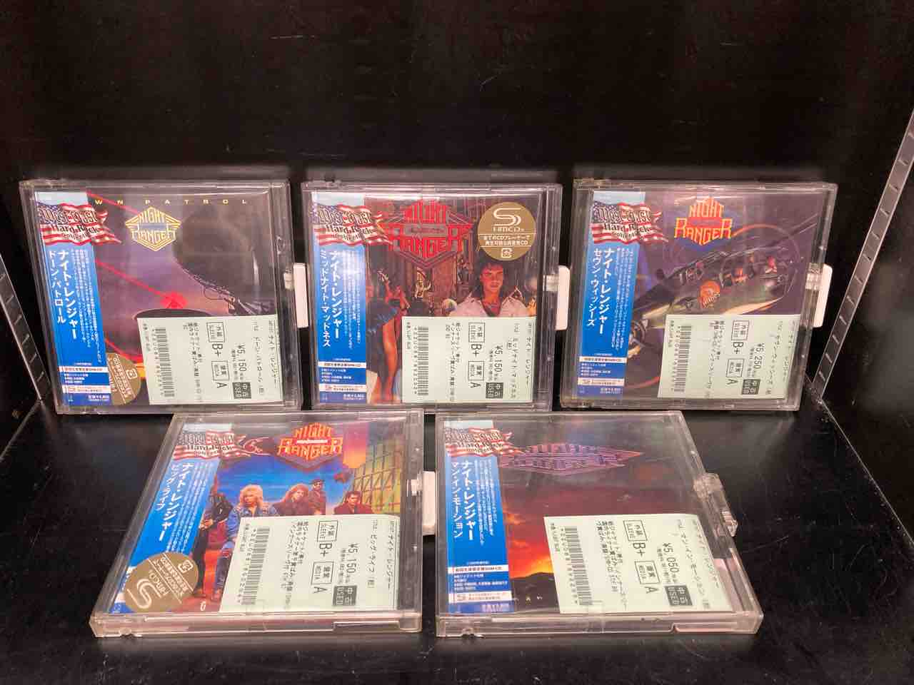 ナイトレンジャー 紙ジャケ SHM-CD 2009年再販版 3枚セット 中古 ナイトレンジャー/紙ジャケ初期5タイトルが中古入荷いたしました