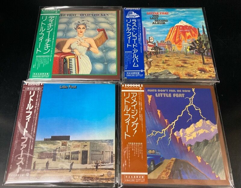 リトル・フィート リマスター盤紙ジャケCD中古でまとめて入荷