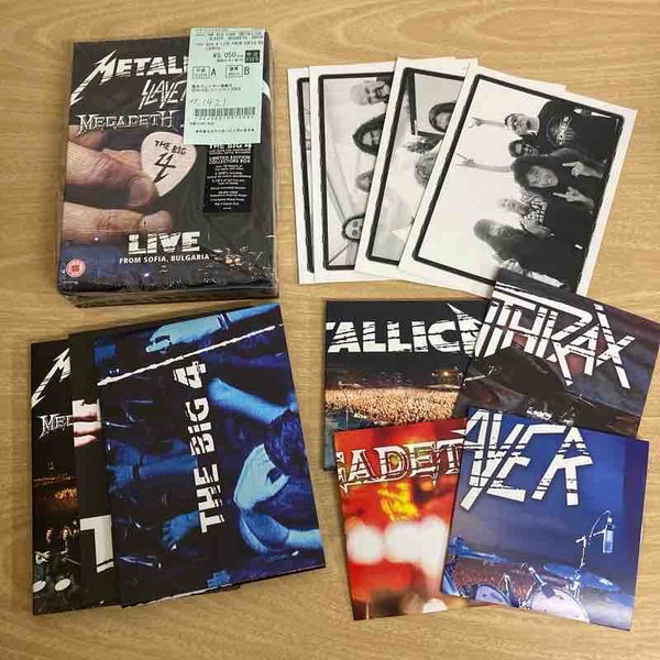 THE BIG FOUR (METALLICA ,SLAYER ,MEGADETH ,ANTHRAX) BOXセット中古
