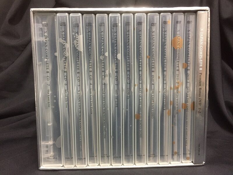 【激レア】X JAPAN COMPLETE II DVDボックスセット X JAPAN COMPLETE II ボックスセット 激レア】X JAPAN COMPLETE II DVD