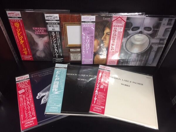 エマーソン・レイク&パーマー紙ジャケットCD7枚組BOX付き