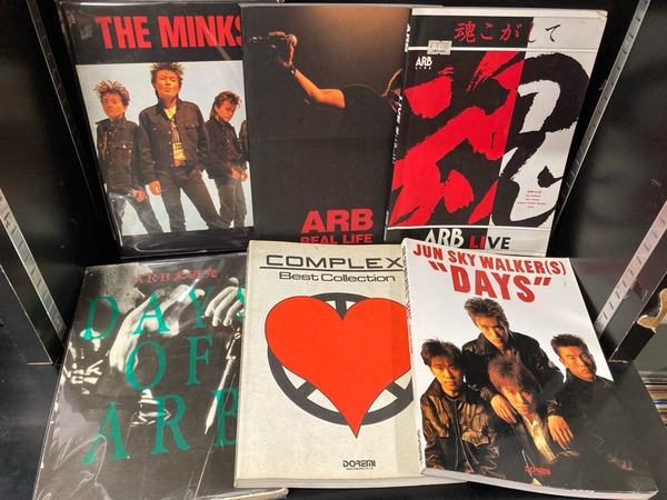 ARB、THE MINKS、TRACY etc オールジャンルでバンドスコア