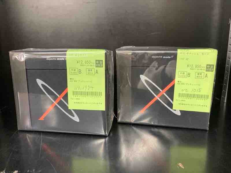 希少日本限定5000部 4CD デペッシュ・モード「X2」CD-BOX 4CD デペッシュ・モード/X1ｰX2(4CDBOX）まとめて中古入荷致しました