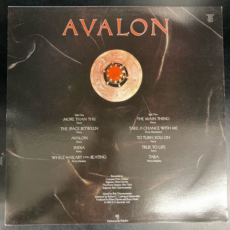 ROXY MUSIC ロキシー・ミュージック / AVALON (LP/UK-ORIGINAL