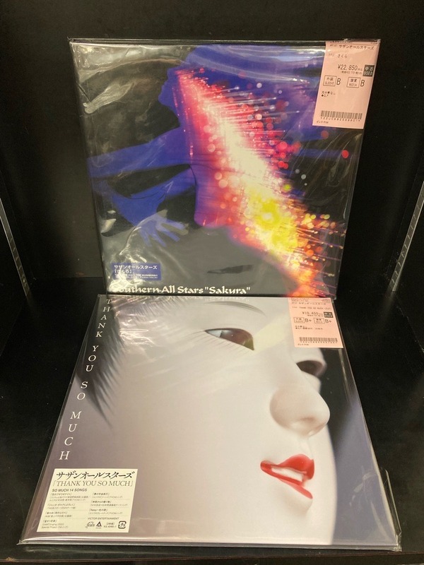 サザンオールスターズ関連レコード多数中古で入荷いたしました