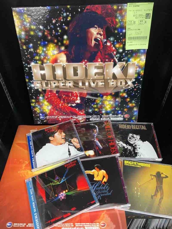 西城秀樹 /HIDEKI SUPER LIVE BOX(6CD+BOOKLET)中古入荷致しました