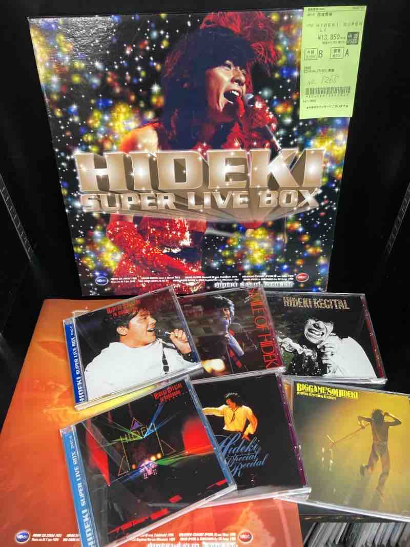 西城秀樹 /HIDEKI SUPER LIVE BOX(6CD+BOOKLET)中古入荷致しました