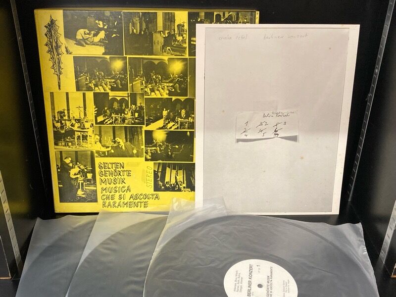 BROKEN MUSIC、FLUXUS関連作品、音響彫刻作品のレコードがまとめて入荷