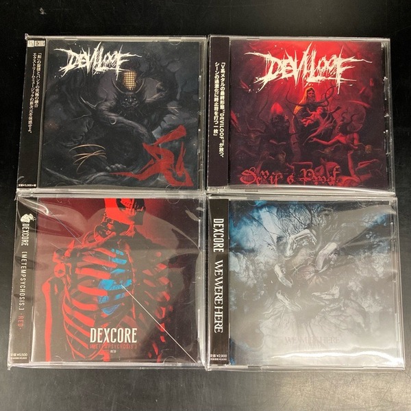 DEVILOOF デビルーフ & DEXCORE デクスコアの中古CDまとめて入荷しま