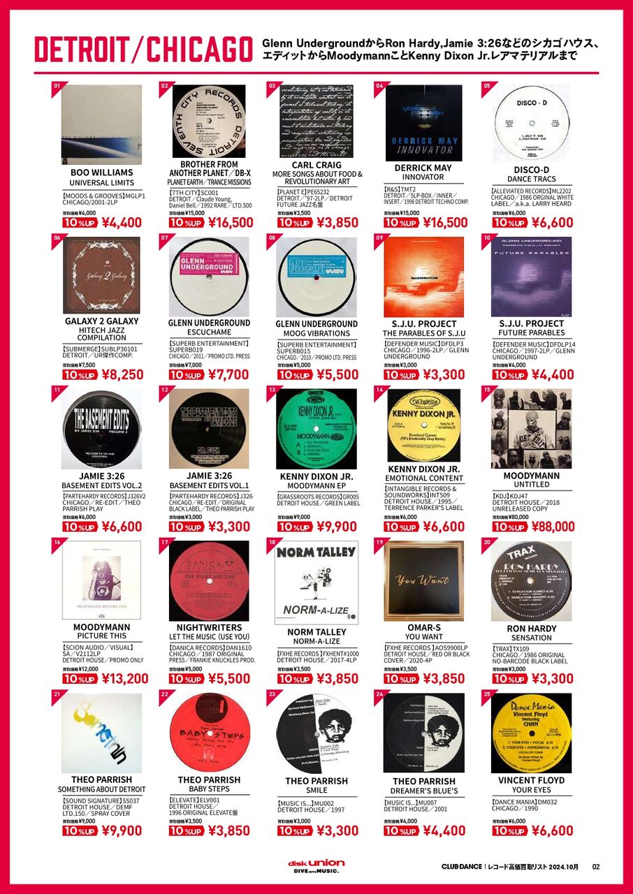 CLUB/DANCE】クラブミュージック/ダンスミュージック・レコード高価
