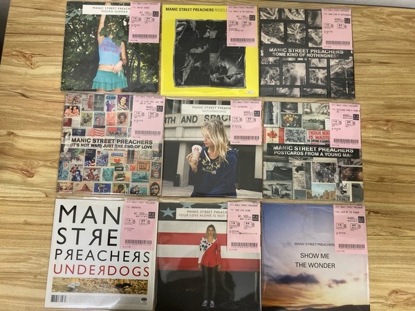 MANIC STREET PREACHERS 中古レコードまとめて入荷しました