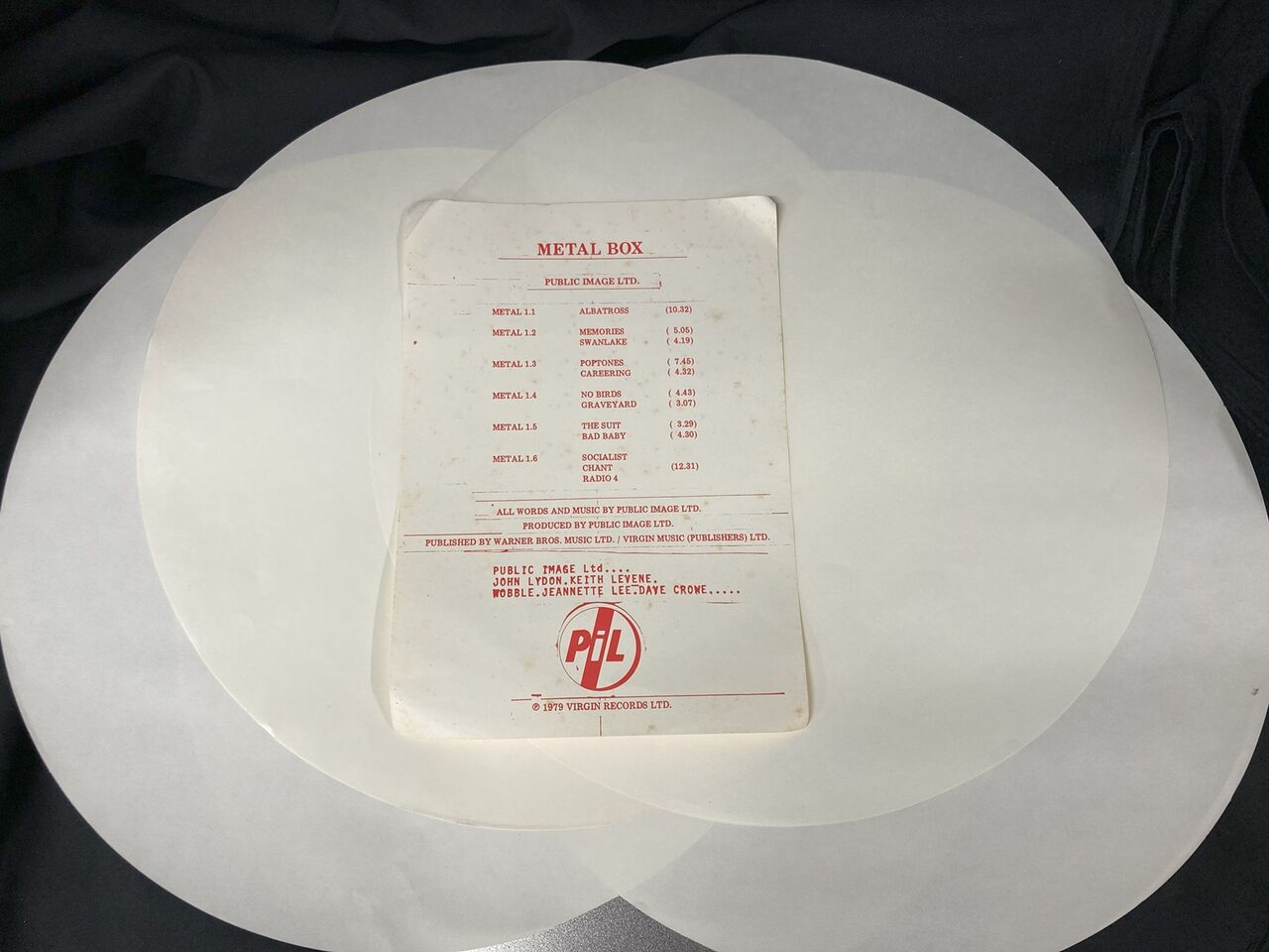 PIL/メタルボックス 国内盤レコード美品！ Amazon.co.jp: Metal Box (Vinyl Replica Edition): ミュージック