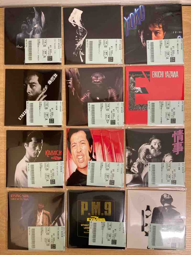 中古】矢沢永吉の復刻紙ジャケットCDシリーズなどまとめて入荷しました