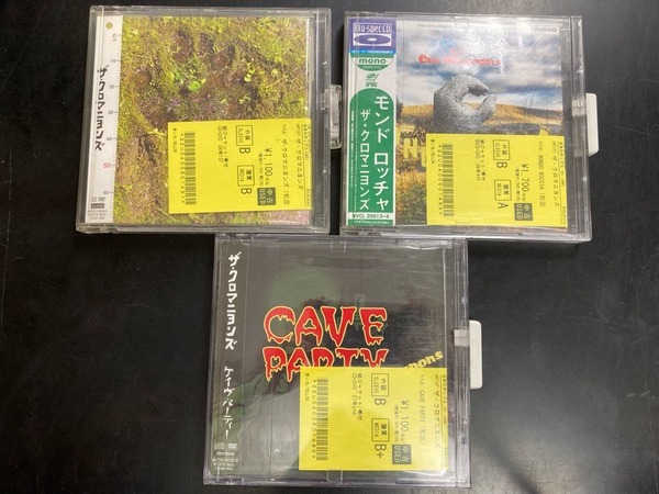 ザ・クロマニヨンズ紙ジャケットCD、3タイトル中古で入荷しました
