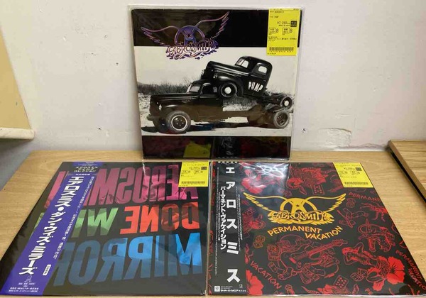 エアロスミスの中古レコード3タイトル、入荷しました!! : ディスク
