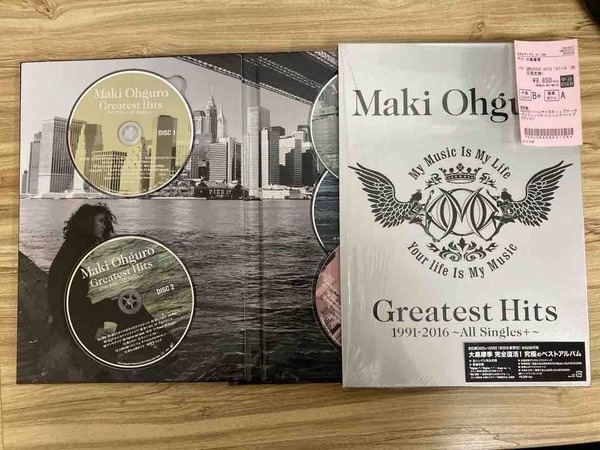 大黒摩季/GREATEST HITS′ 91-16(初回限定盤)中古入荷致しました