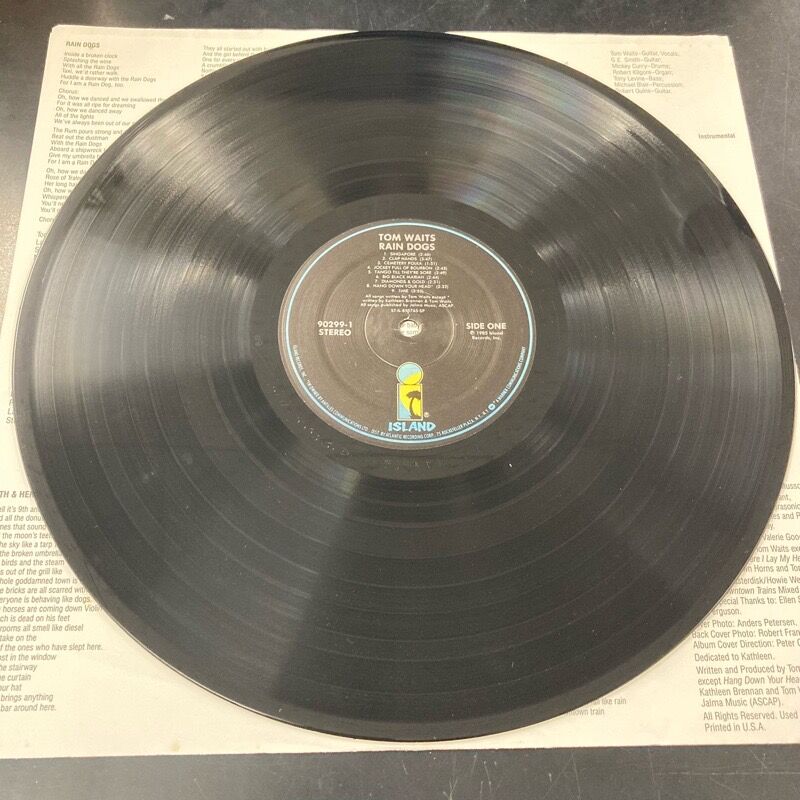 TOM WAITS トム・ウェイツ / RAIN DOGS (LP/US-ORIGINAL)中古で