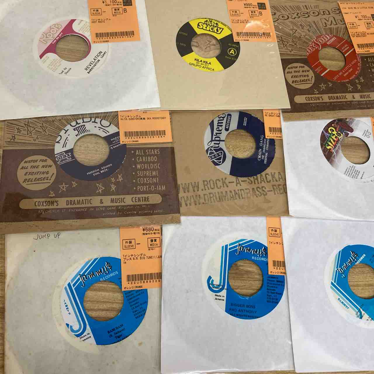 レゲエ中古7インチ・レコードまとめて入荷しました!!DANCEHALL系多め