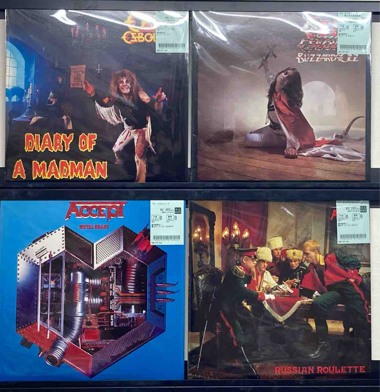 ヘヴィメタル　まとめ売り ハードロック&ヘヴィメタル中古レコードまとめて入荷しました!!'80s