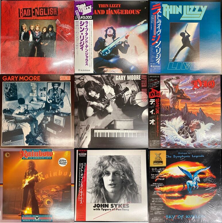 ハードロック・ヘヴィメタルの良盤中古レコード20タイトル以上一挙入荷