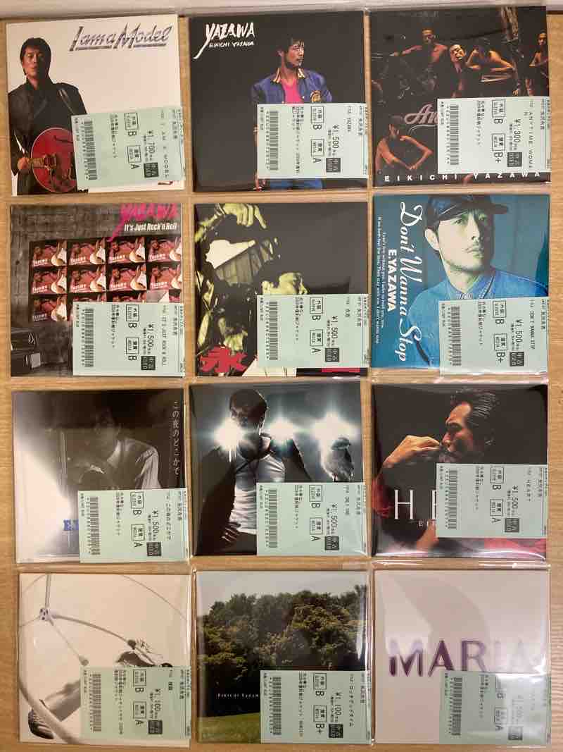 矢沢永吉／CD17点セット 中古】矢沢永吉の復刻紙ジャケットCDシリーズなどまとめて入荷しました