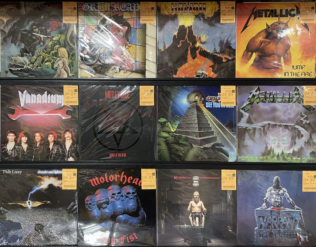 7/7(火)【HR/HM中古レコード】新着品100枚OVER！七夕スペシャル店頭