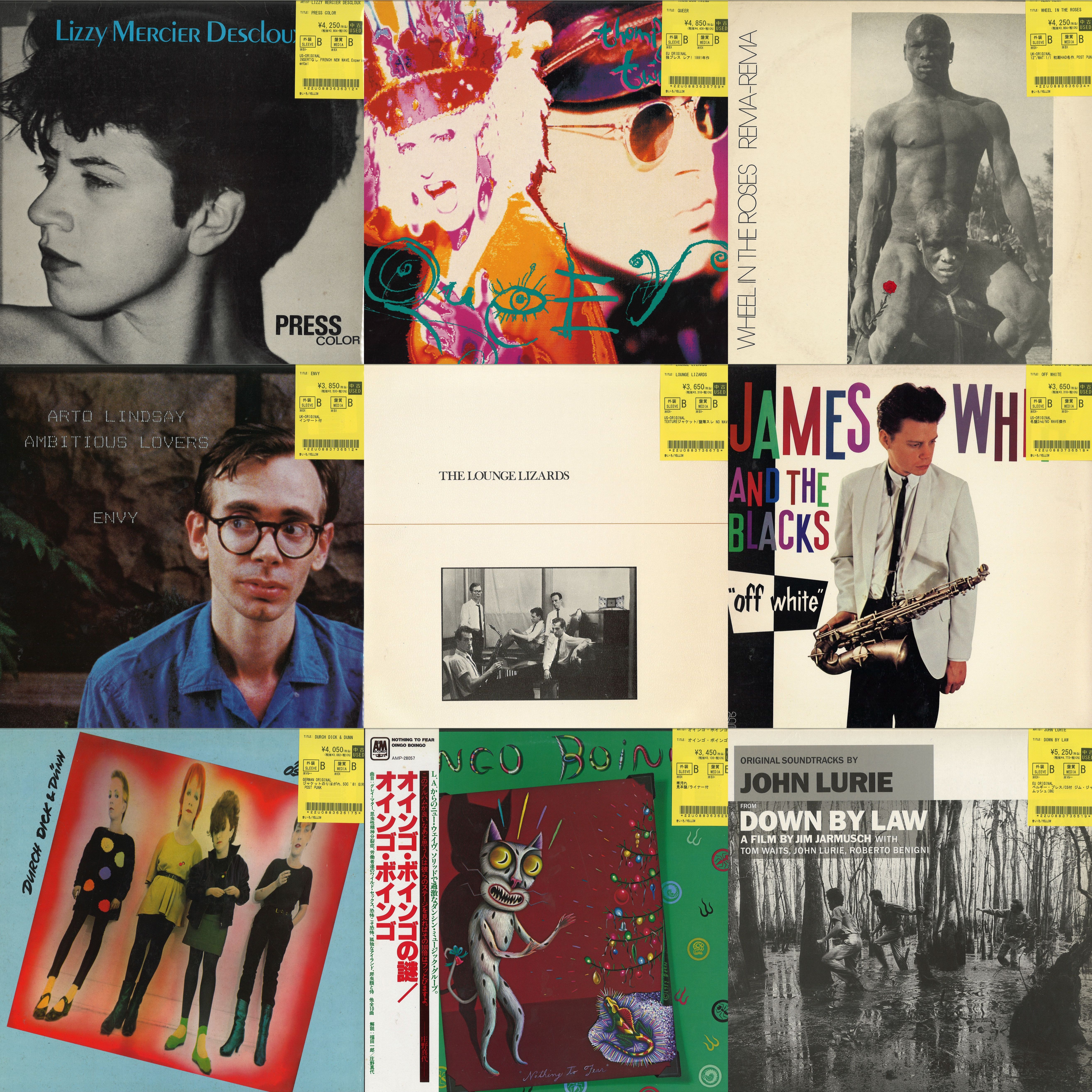 NEW WAVE放出第二弾！今回は攻めのPOST PUNK編！他にもNO WAVE/SYNTH