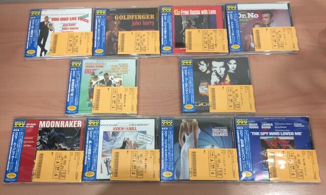 ☆16作品未開封　007シリーズ オリジナル・サウンドトラック 007サントラ ☆16作品未開封 007シリーズ オリジナル・サウンドトラック 007