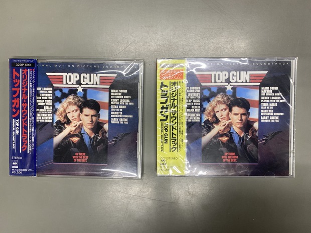 映画】「トップガン」サントラCD箱帯付と未開封品が激レア同時入荷