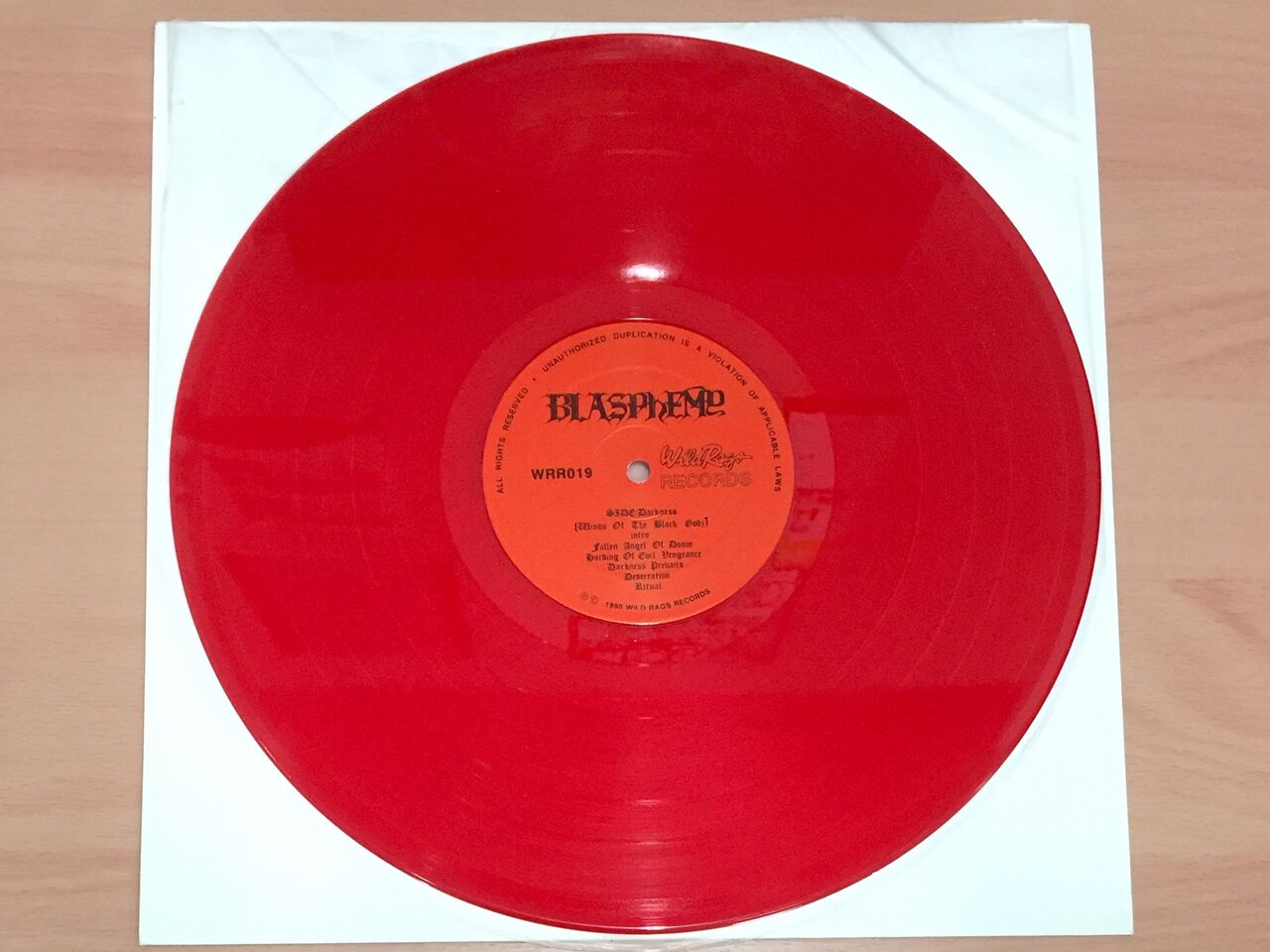 METAL】稀少LP BLASPHEMY 