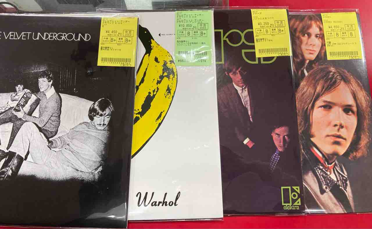 稀少限定アセート盤VELVET UNDERGROUNDルーリードレコード 中古新入荷】70'sプロトパンクがまとまって入荷しました