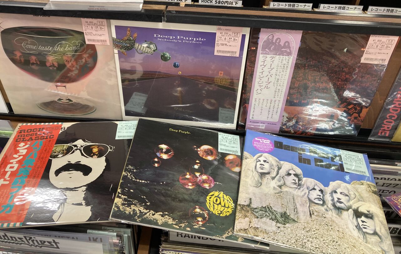 ディープ・パープル関連中古レコード・リスト : ディスク ディープ・パープル関連中古レコード・リスト : ディスク