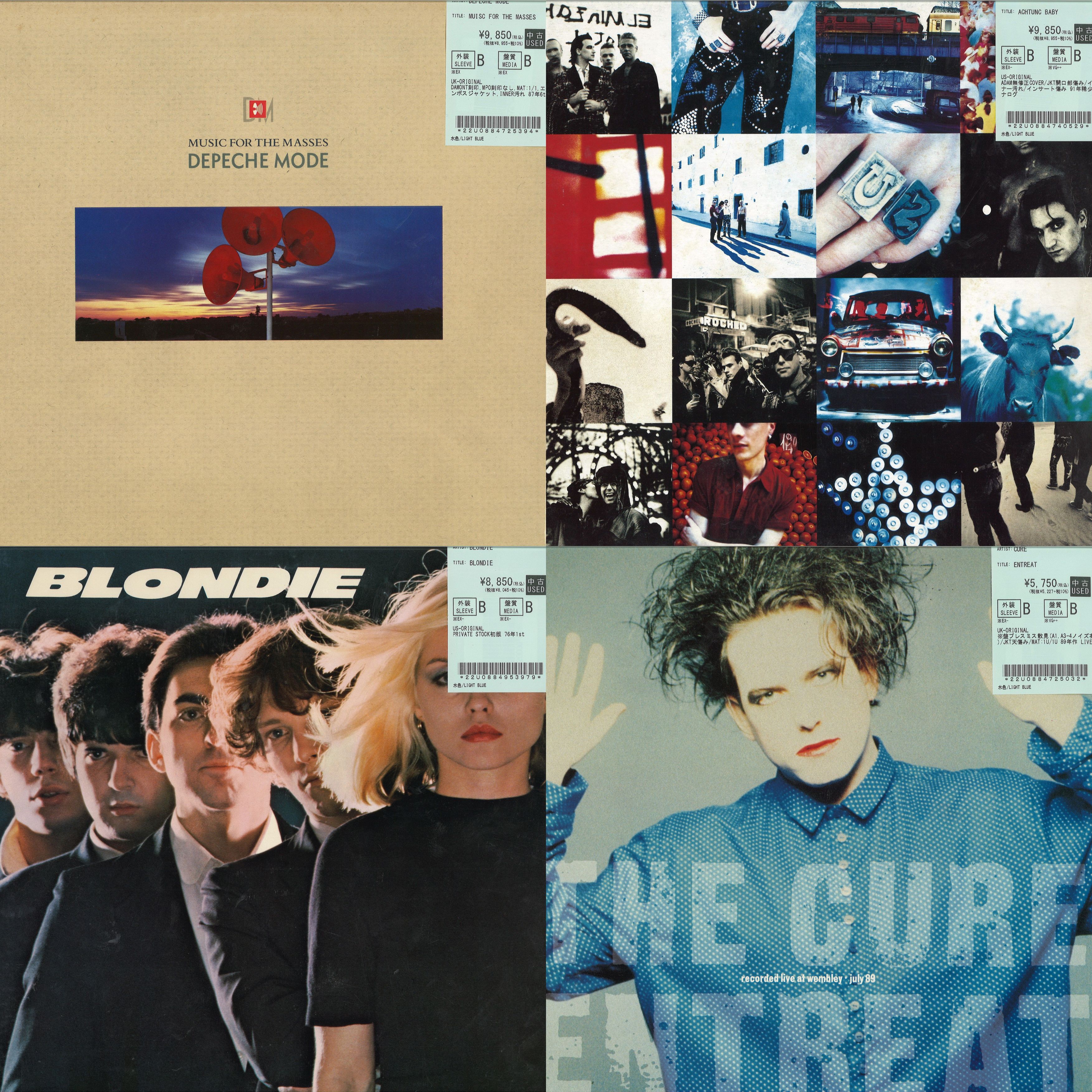  GROWN レコード　② ROCK】80's～00's ROCK新着LP+EP120点！NEW WAVE, ネオアコ満載