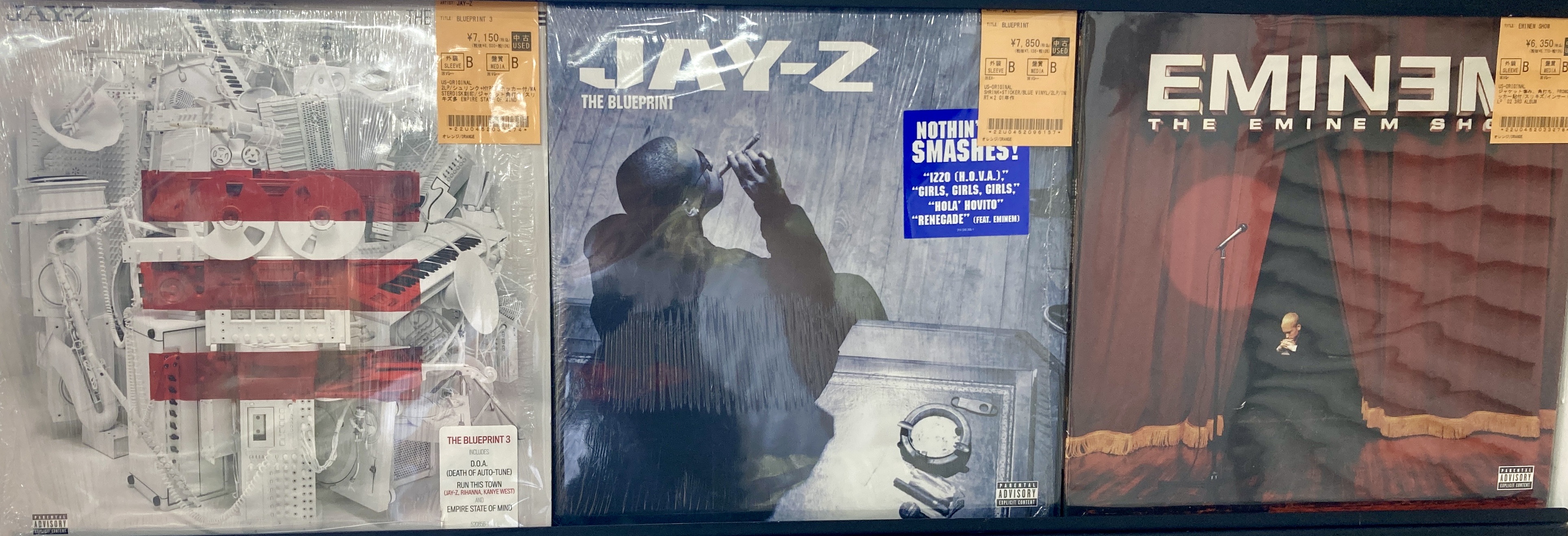 HIPHOP】JAY-Z・EMINEM LP・90年代12インチシングル人気タイトル