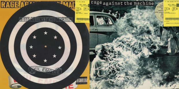 Rage Against The Machine レコード　スリップマット 80's/ALTERNATIVE中古新着！RAGE AGAINST THE MACHINE SEALED+
