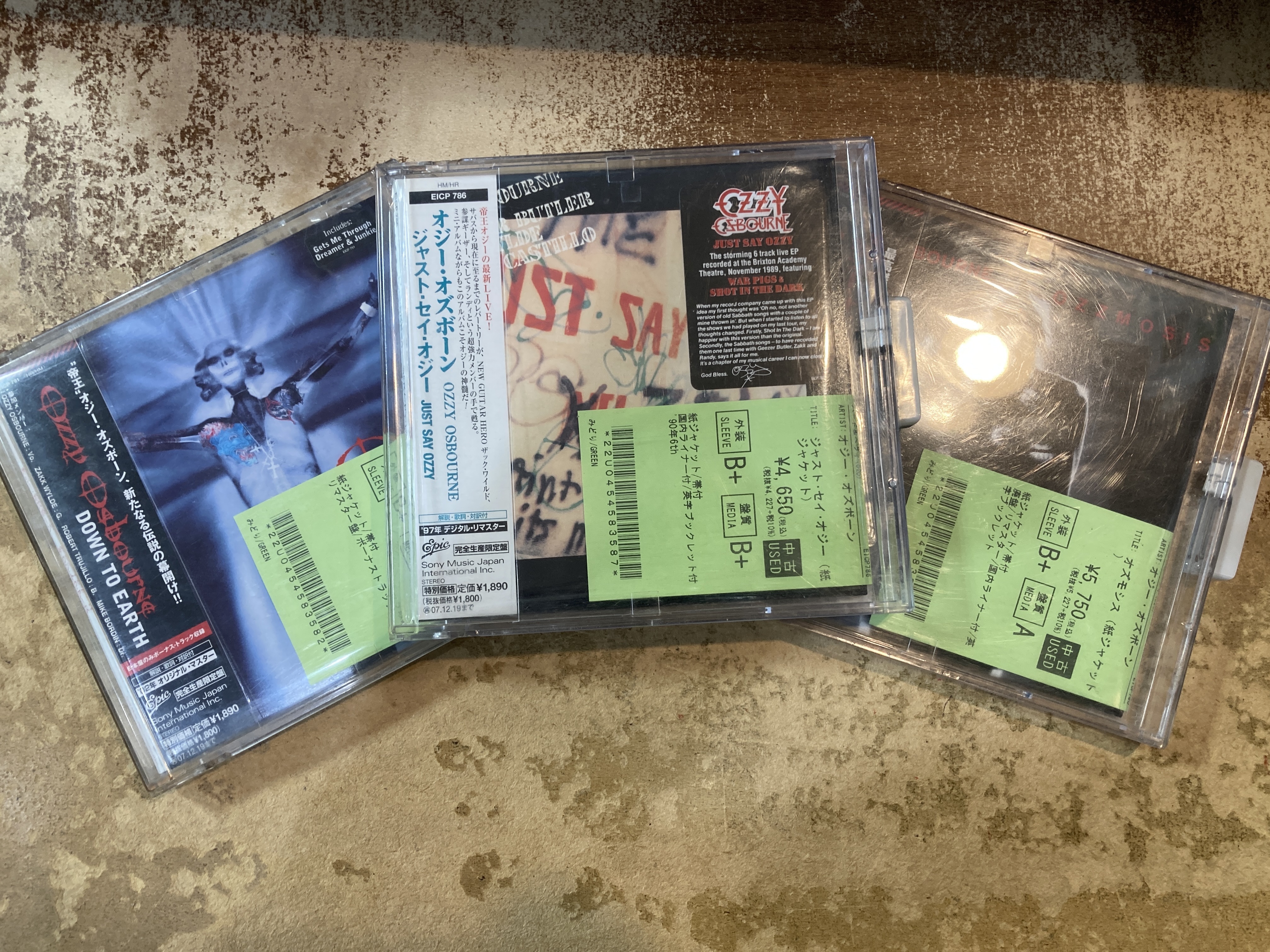 METAL】オジー/ブラックサバス廃盤紙ジャケット入荷【中古品新入荷